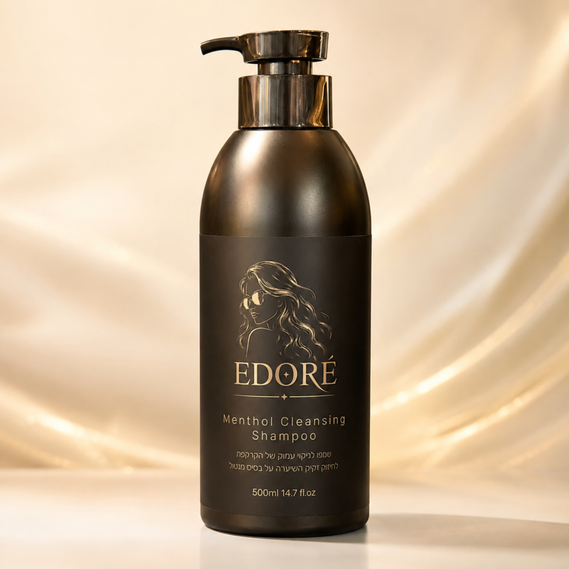 שמפו מנטול לניקוי עמוק EDORÉ – 500 מ״ל